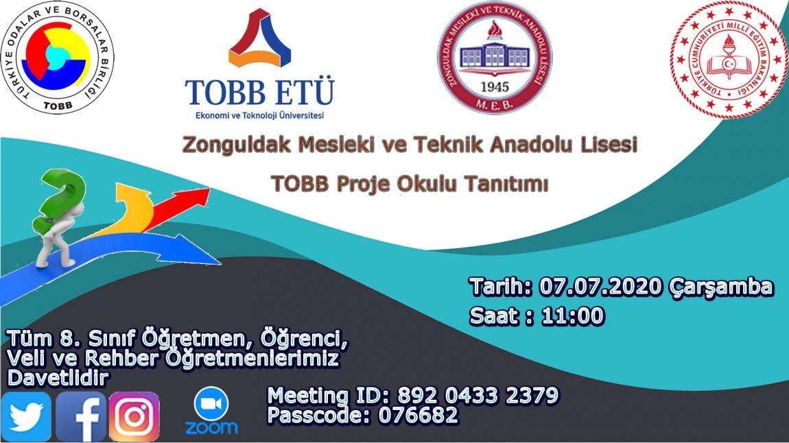 Zonguldak Mesleki ve Teknik Anadolu Lisesinin Çevrimiçi Tanıtım