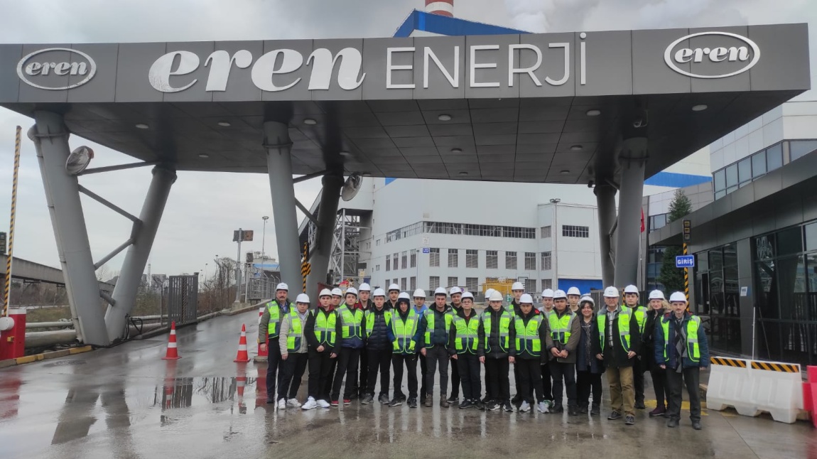 Zonguldak Mesleki ve Teknik Anadolu Lisesi Öğrencileri Eren Enerji Elektrik Üretimi A.Ş. Termik Santraline Teknik Gezi Düzenledi