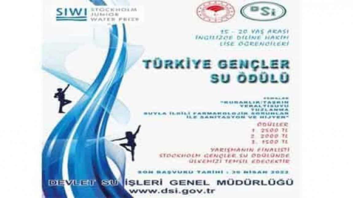 Dsi Türkiye Gençler Su Ödülü Yarışması